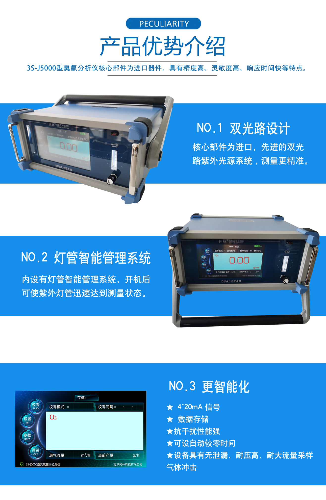 3S-J5000高濃度紫外臭氧在線檢測(cè)儀(4)